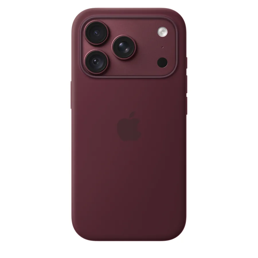 Ốp lưng MagSafe iPhone 18 Pro silicone Apple màu Đỏ Burgundy – ảnh 2