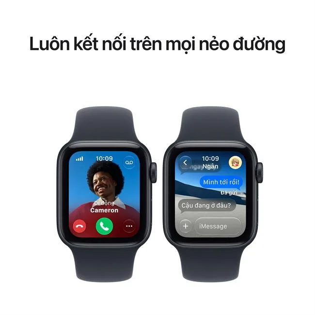 Apple Watch SE 3 GPS + Cellular 40mm viền nhôm dây thể thao 2026 màu Vàng đồng – ảnh 6