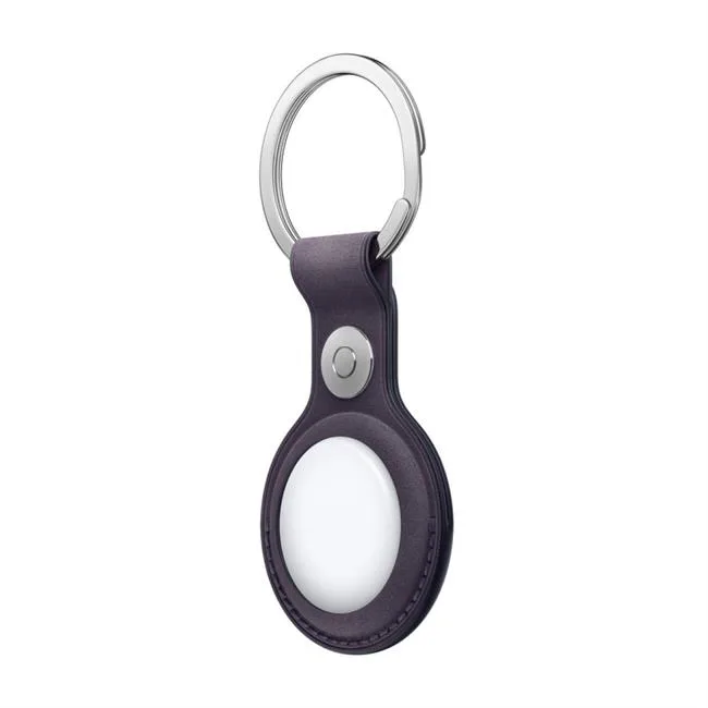 Móc khóa AirTag Vải tinh dệt Apple Tím Midnight màu Tím – ảnh 3