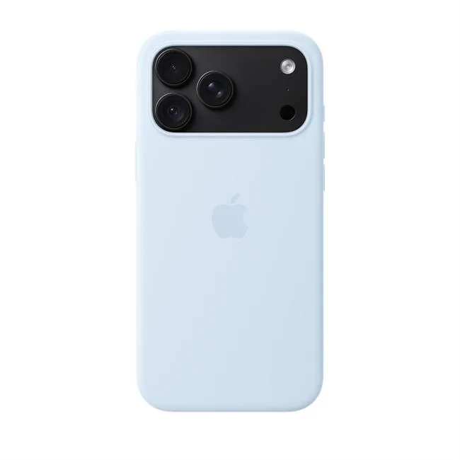 Ốp lưng MagSafe iPhone 18 Pro Max silicone Apple màu Xanh dương nhạt – ảnh 25