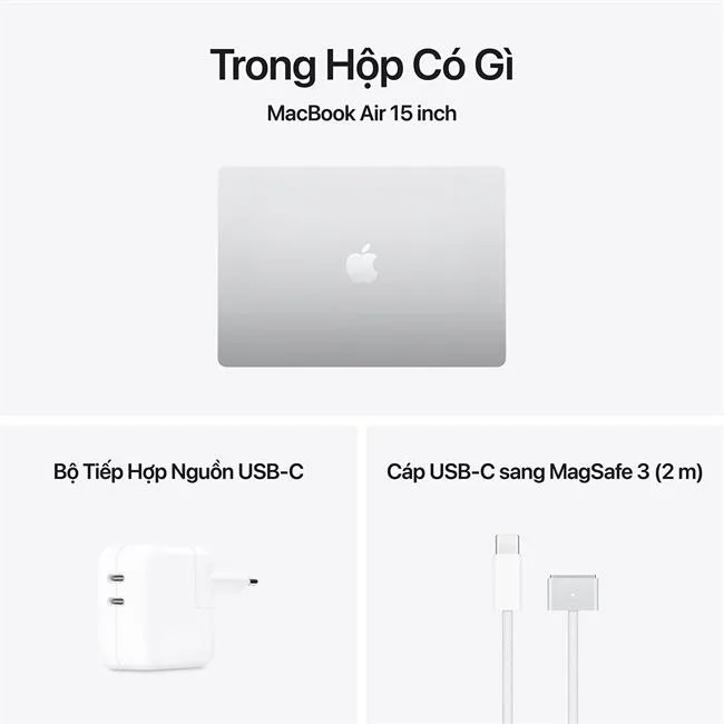 MacBook Air 15 inch M5 32GB/512GB màu Bạc – ảnh 9