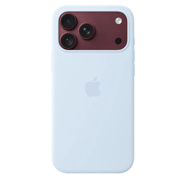 Ốp lưng MagSafe iPhone 18 Pro Max silicone Apple màu Xanh dương nhạt – ảnh 21