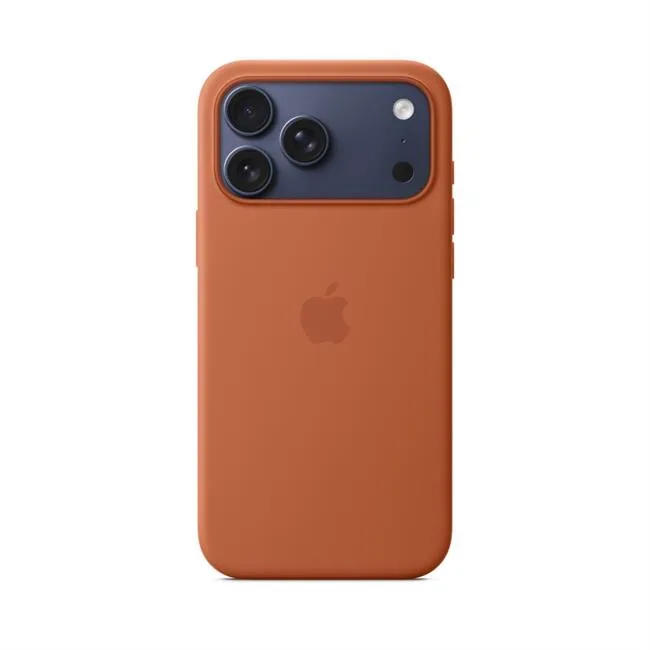 Ốp lưng MagSafe iPhone 17 Pro Max Silicone Apple màu Nâu – ảnh 12