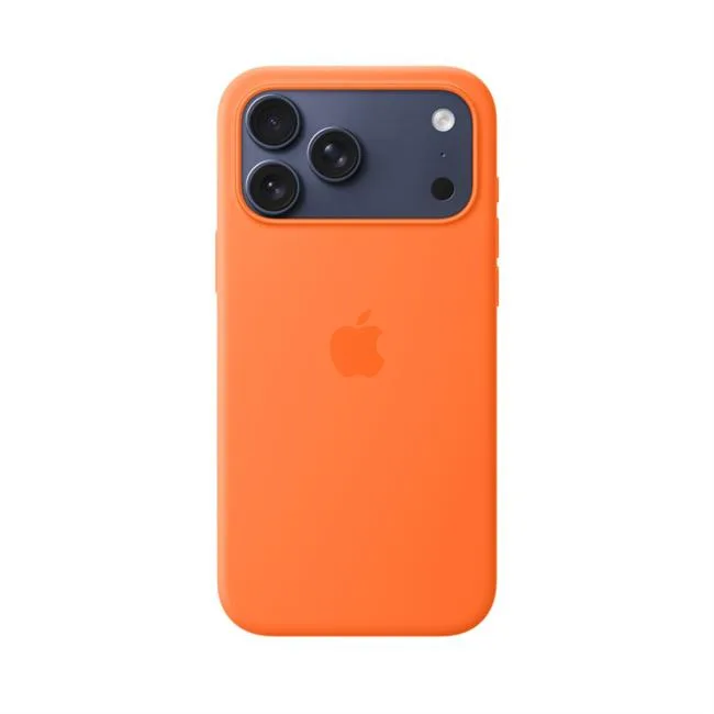 Ốp lưng MagSafe iPhone 17 Pro Max Silicone Apple màu Cam – ảnh 24