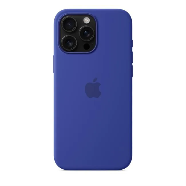 Ốp lưng MagSafe iPhone 16 Pro Max Silicone Apple màu Xanh Lưu Ly – ảnh 6