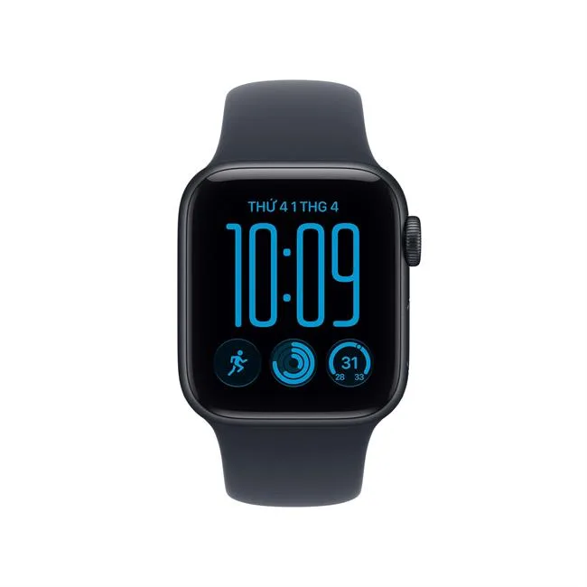 Apple Watch SE 3 GPS 40mm viền nhôm dây thể thao 2026 màu Ghi đen – ảnh 11
