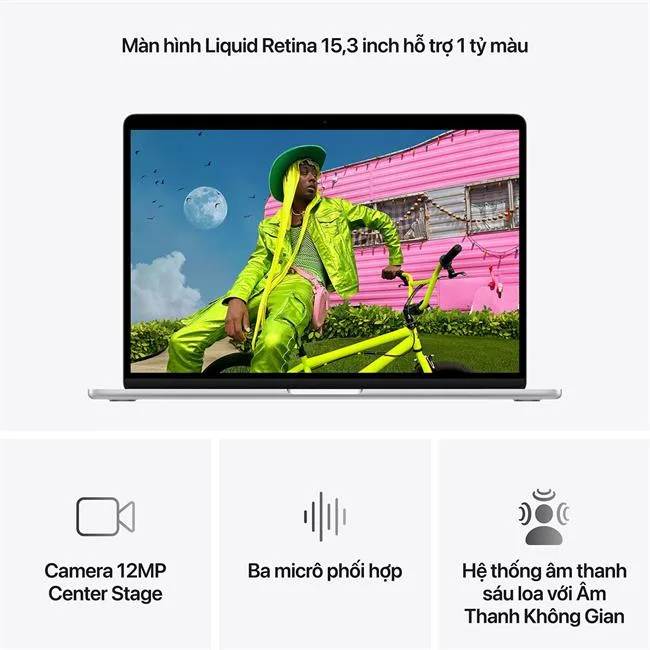 MacBook Air 15 inch M5 24GB/512GB màu Bạc – ảnh 5