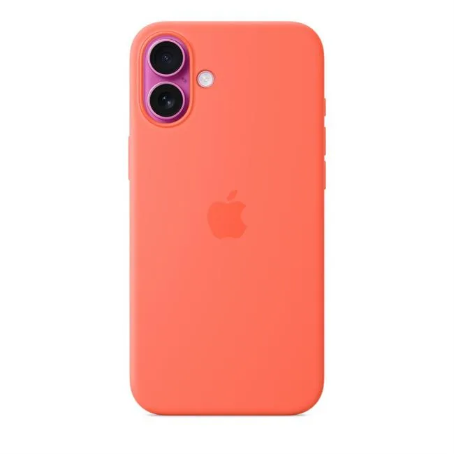 Ốp lưng MagSafe iPhone 16 Plus Sillicone Apple màu Cam – ảnh 8