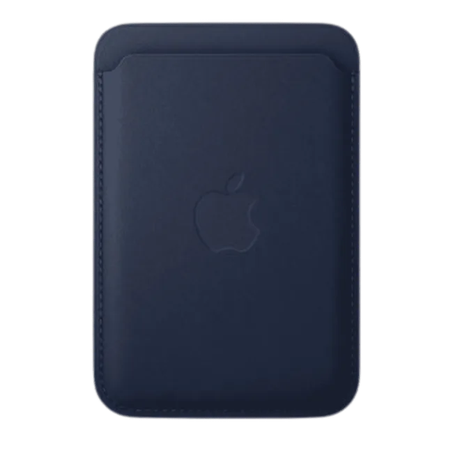 Ví da MagSafe Apple Vải tinh dệt màu Xanh Navy – ảnh 5