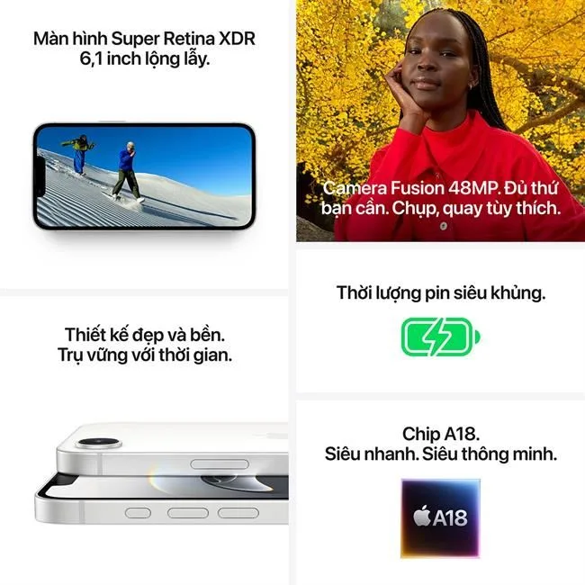 iPhone 16e 512GB màu Trắng – ảnh 16