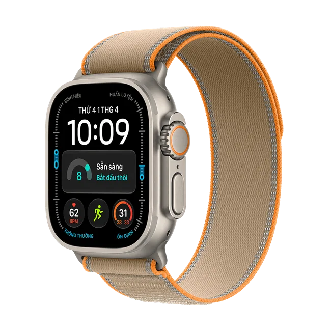 Apple Watch Ultra 4 GPS + Cellular 49mm viền Titanium dây Trail màu Titan tự nhiên – ảnh 10