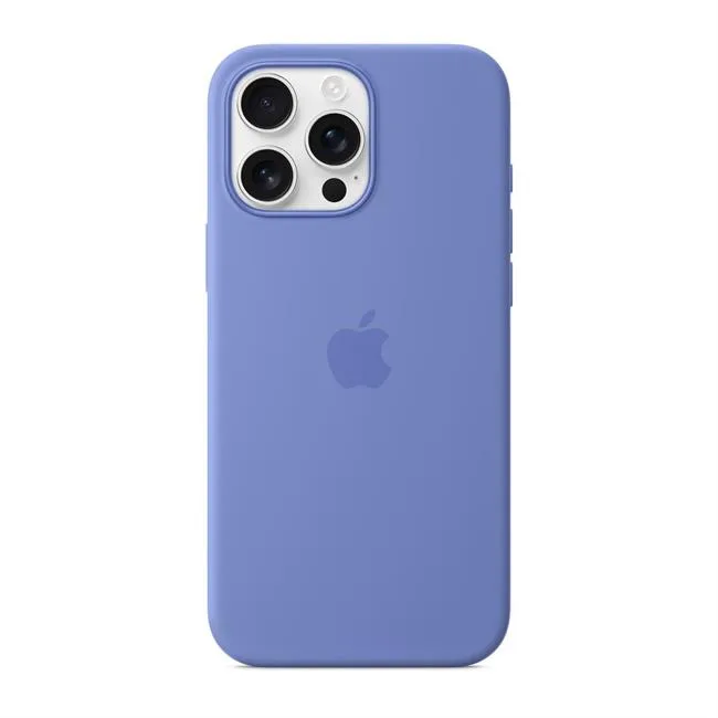 Ốp lưng MagSafe iPhone 16 Pro Max Silicone Apple màu Xanh dương nhạt – ảnh 1