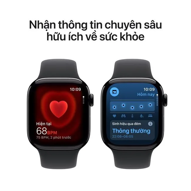 Apple Watch Series 11 GPS 42mm viền nhôm dây thể thao màu Đen bóng – ảnh 13