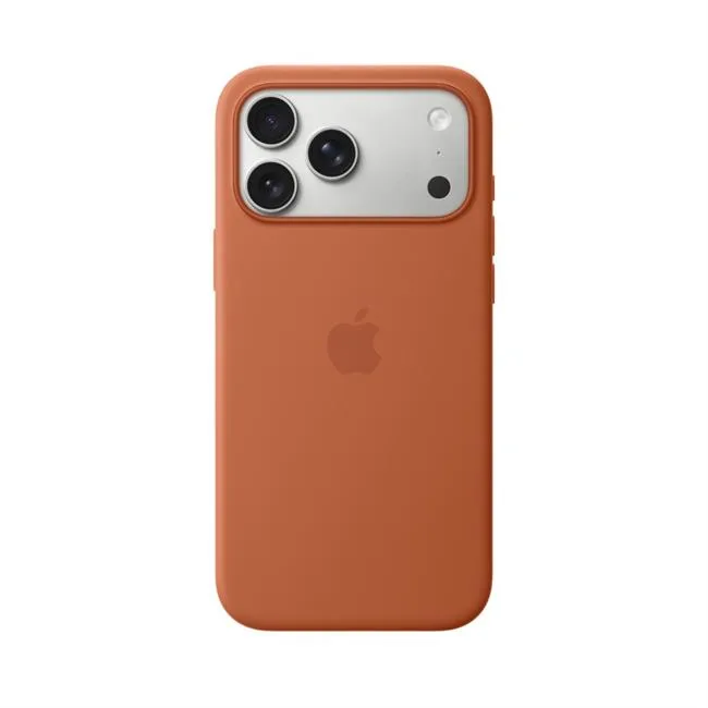 Ốp lưng MagSafe iPhone 17 Pro Max Silicone Apple màu Nâu – ảnh 11