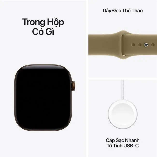 Apple Watch Series 12 GPS 42mm viền nhôm dây silicone màu Xám - đồng – ảnh 9