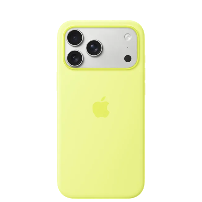 Ốp lưng MagSafe iPhone 17 Pro Max Silicone Apple màu Vàng nhạt – ảnh 13
