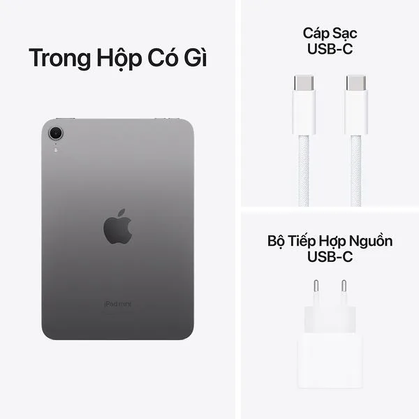 iPad mini 7 WiFi màu Đen - Xám – ảnh 10