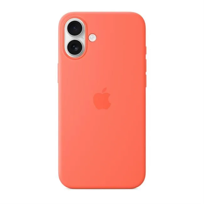 Ốp lưng MagSafe iPhone 16 Plus Sillicone Apple màu Cam – ảnh 6