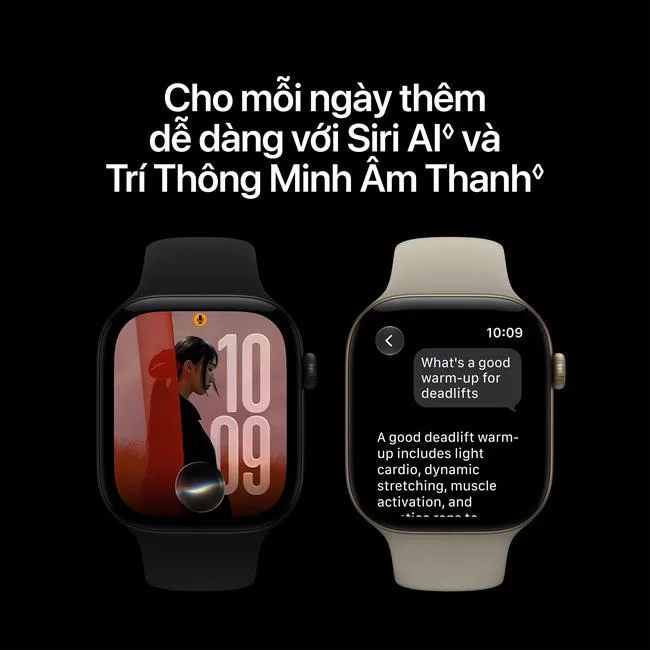 Apple Watch Series 12 GPS + Cellular 46mm viền Titanium dây silicone màu Vàng – ảnh 6