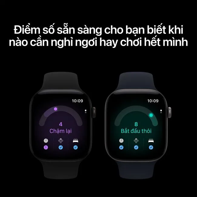 Apple Watch Series 12 GPS + Cellular 42mm viền Titanium dây silicone màu Vàng – ảnh 4