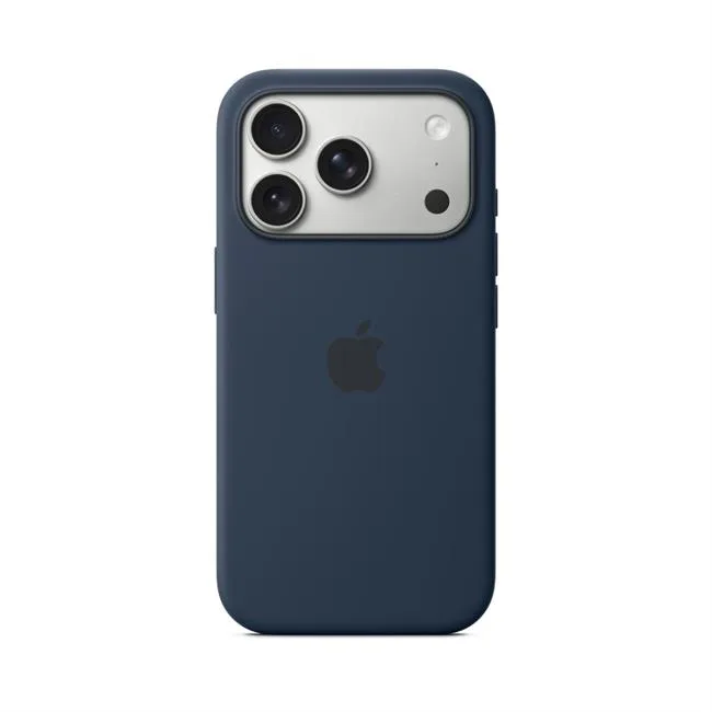 Ốp lưng MagSafe iPhone 17 Pro Silicone Apple màu Xanh đậm – ảnh 19