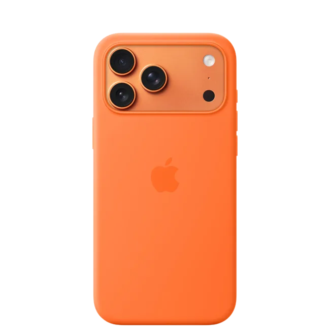 Ốp lưng MagSafe iPhone 17 Pro Max Silicone Apple màu Cam – ảnh 21