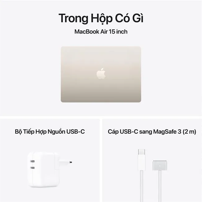 MacBook Air 15 inch M5 32GB/512GB màu Vàng – ảnh 18
