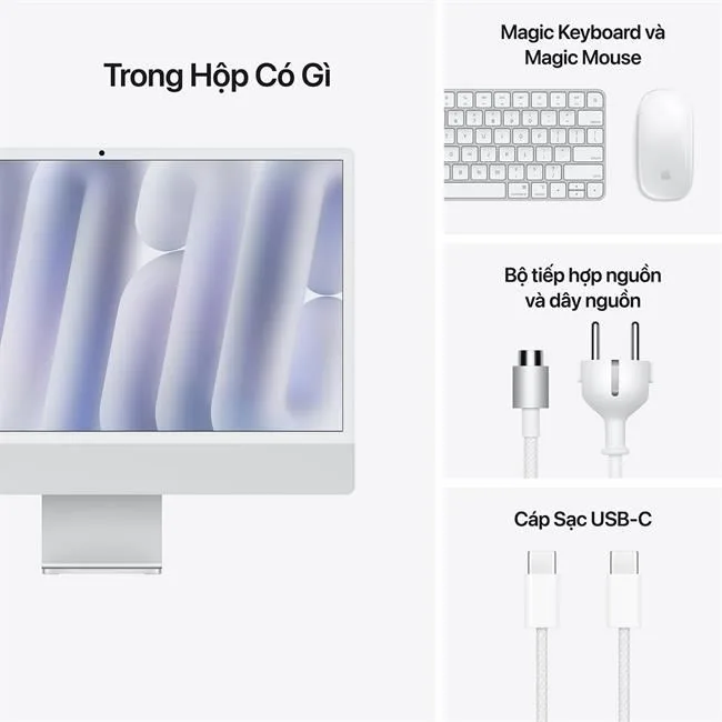 iMac 24 inch M4 16GB/256GB màu Bạc – ảnh 14