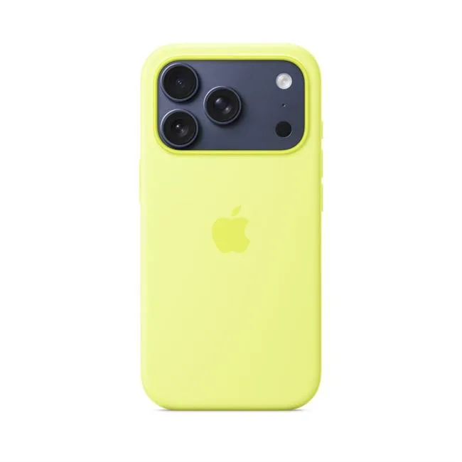Ốp lưng MagSafe iPhone 17 Pro Silicone Apple màu Vàng nhạt – ảnh 15