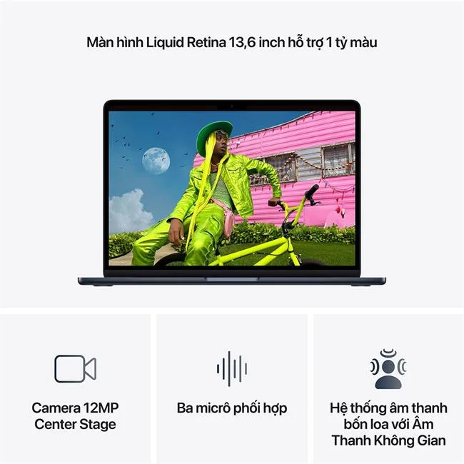 MacBook Air 13 inch M5 32GB/512GB 35W màu Xanh đen – ảnh 32