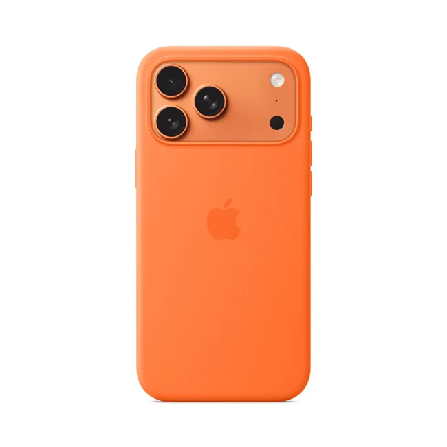 Ốp lưng MagSafe iPhone 17 Pro Max Silicone Apple màu Cam – ảnh 22