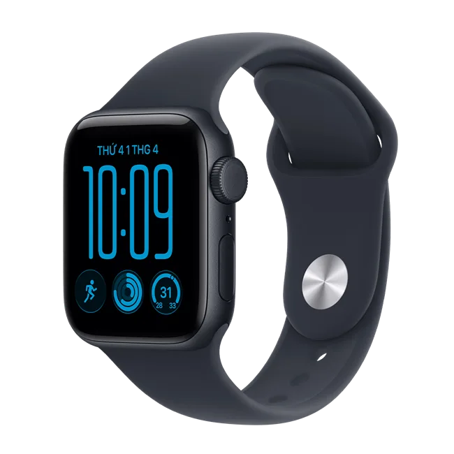 Apple Watch SE 3 GPS + Cellular 40mm viền nhôm dây thể thao 2026 màu Ghi đen – ảnh 10