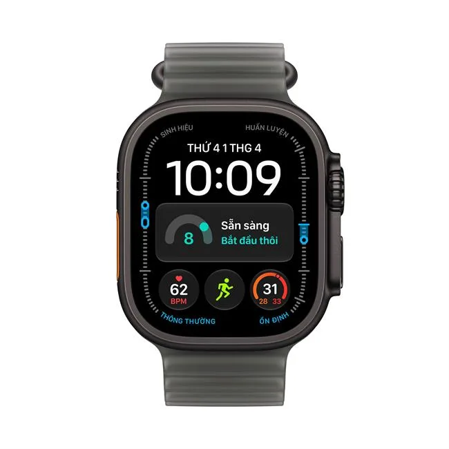 Apple Watch Ultra 4 GPS + Cellular 49mm viền Titanium dây Ocean màu Titan đen – ảnh 2