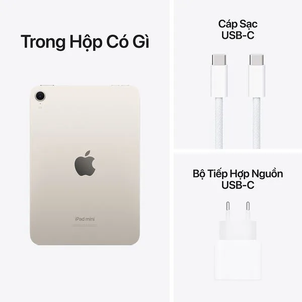 iPad mini 7 WiFi màu Trắng Starlight – ảnh 30