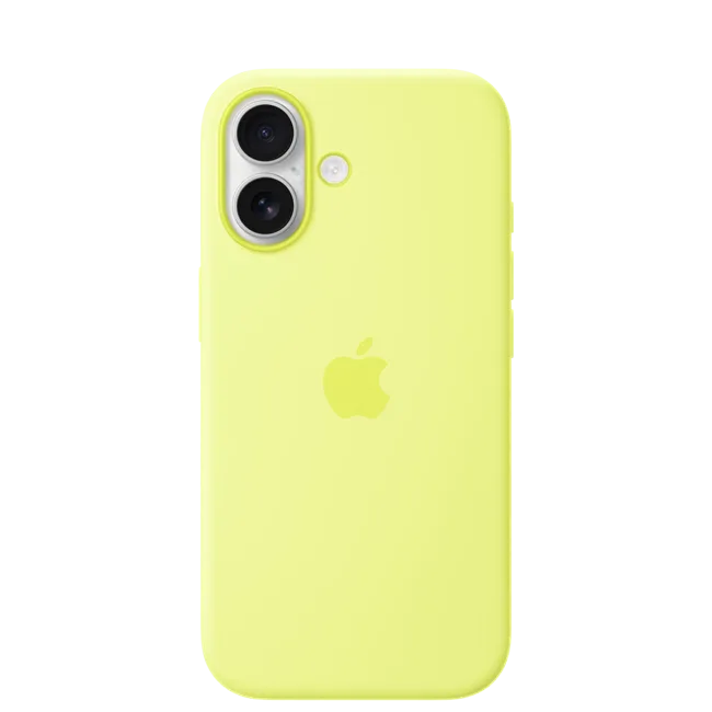 Ốp lưng MagSafe iPhone 17 Silicone Apple màu Vàng nhạt – ảnh 21