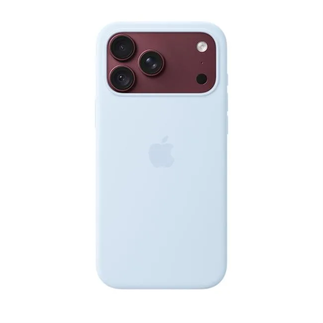 Ốp lưng MagSafe iPhone 18 Pro Max silicone Apple màu Xanh dương nhạt – ảnh 23