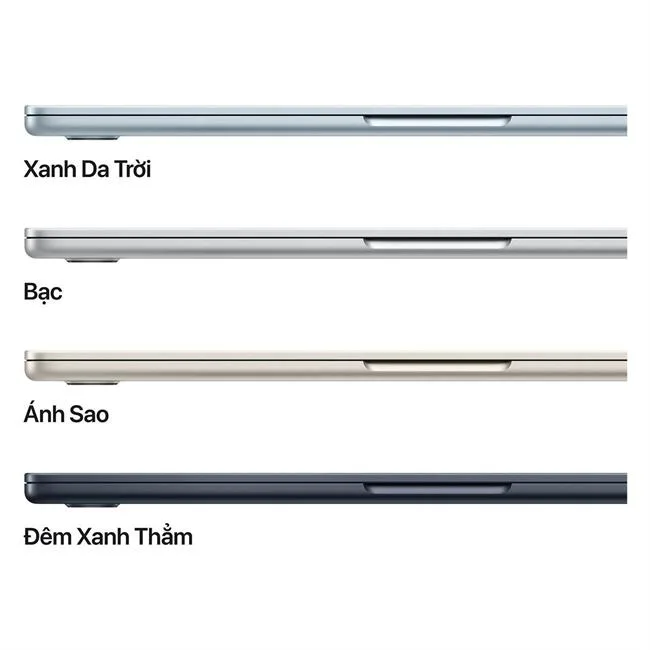 MacBook Air 13 inch M5 24GB/512GB 35W màu Bạc – ảnh 3