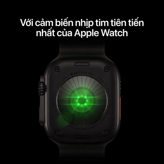 Apple Watch Ultra 4 GPS + Cellular 49mm viền Titanium dây Trail màu Titan đen – ảnh 3