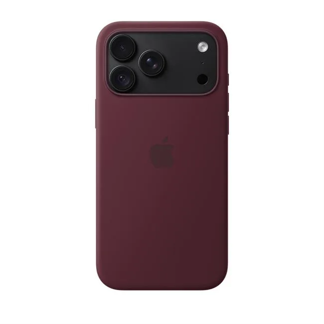 Ốp lưng MagSafe iPhone 18 Pro Max silicone Apple màu Đỏ Burgundy – ảnh 5