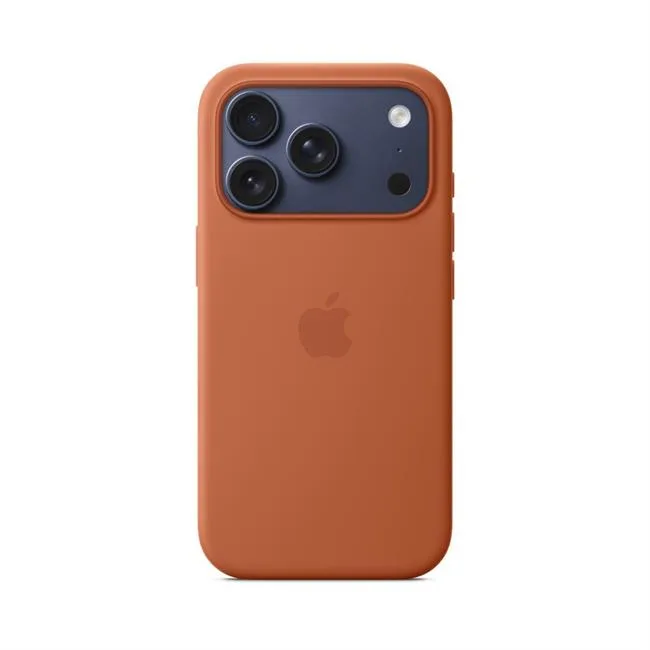 Ốp lưng MagSafe iPhone 17 Pro Silicone Apple màu Nâu – ảnh 11
