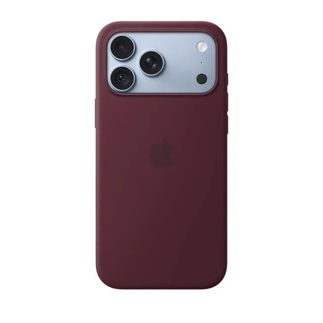 Ốp lưng MagSafe iPhone 18 Pro Max silicone Apple màu Đỏ Burgundy – ảnh 3
