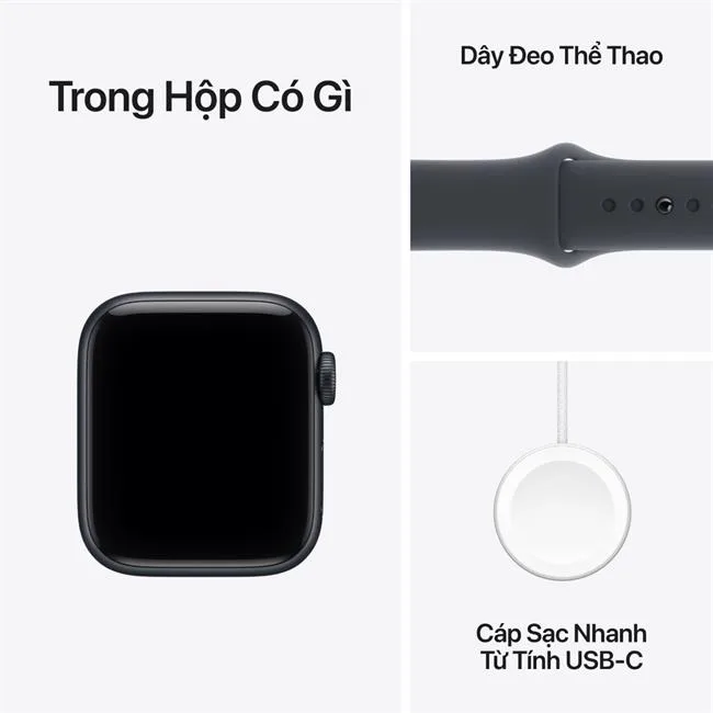Apple Watch SE 3 GPS + Cellular 40mm viền nhôm dây thể thao màu Xanh đen – ảnh 16