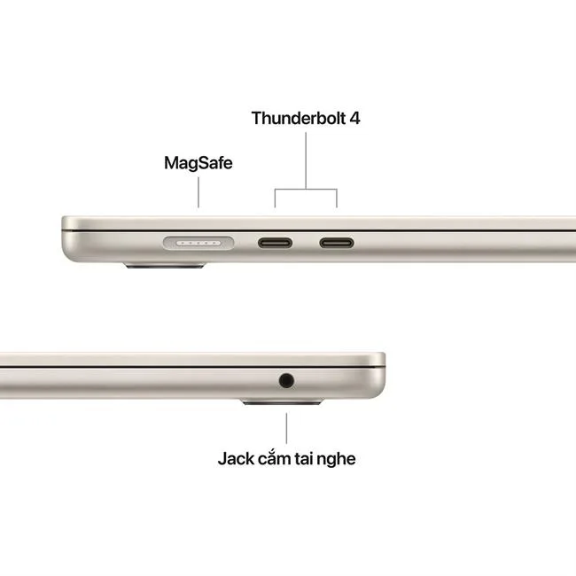 MacBook Air 15 inch M5 16GB/512GB 35W màu Vàng – ảnh 15