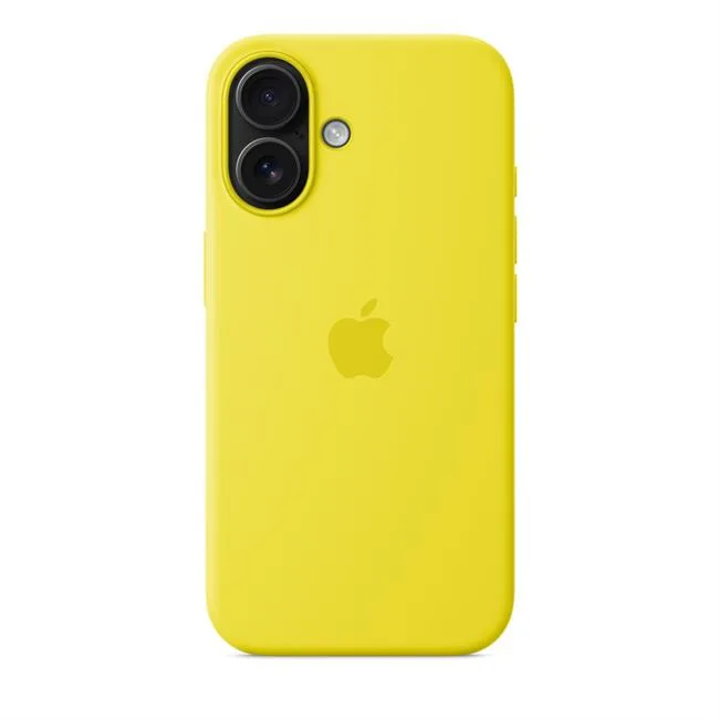 Ốp lưng MagSafe iPhone 16 Silicone Apple màu Vàng – ảnh 23