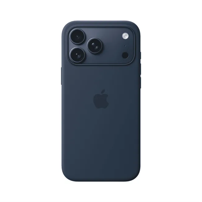 Ốp lưng MagSafe iPhone 17 Pro Max Silicone Apple màu Xanh đậm – ảnh 18