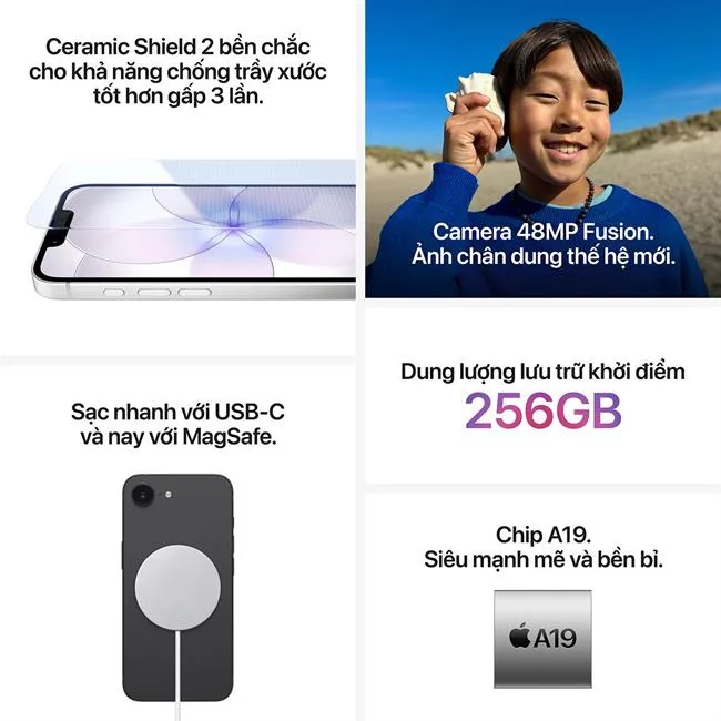 iPhone 17e 256GB màu Đen – ảnh 6