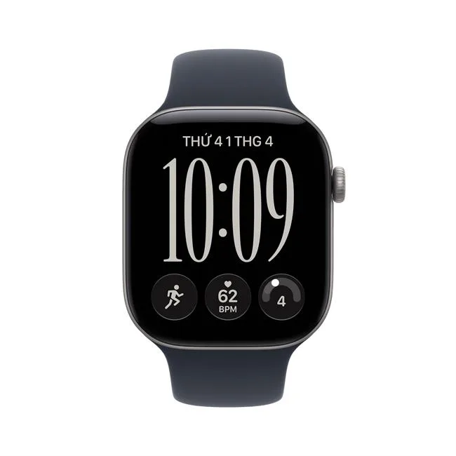 Apple Watch Series 12 GPS 42mm viền nhôm dây silicone màu Xám nhạt – ảnh 20