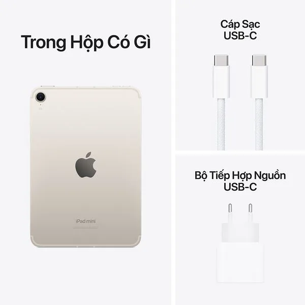 iPad mini 7 5G màu Trắng Starlight – ảnh 30