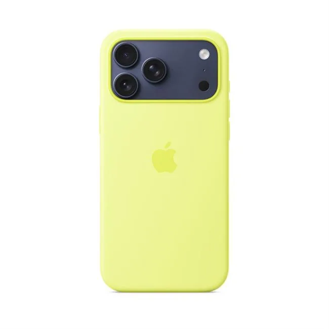 Ốp lưng MagSafe iPhone 17 Pro Max Silicone Apple màu Vàng nhạt – ảnh 16