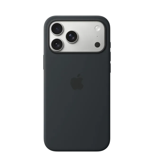 Ốp lưng MagSafe iPhone 17 Pro Max Silicone Apple màu Đen – ảnh 1